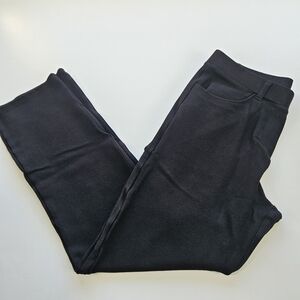 Quince Faux Pocket Classic Black Skinny Dress Pants With Stretch Small